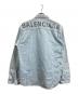 BALENCIAGA（バレンシアガ）の古着「バックロゴプリント デニムシャツ」｜インディゴ