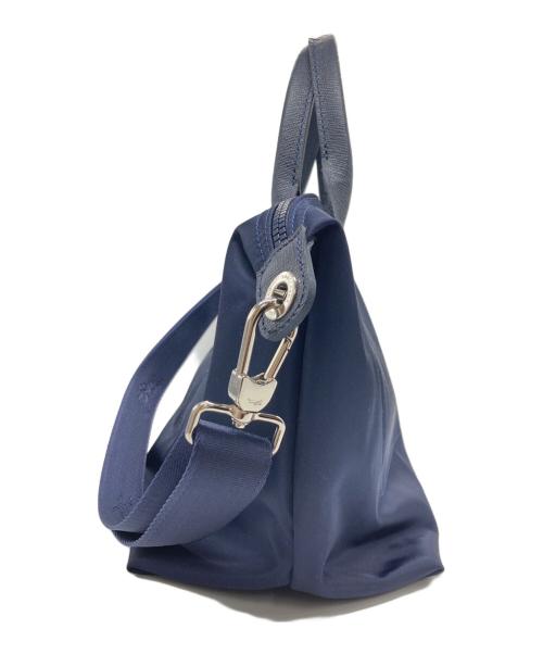 LONGCHAMP（ロンシャン）LONGCHAMP (ロンシャン) プリアージュネオハンドバック ネイビーの古着・服飾アイテム