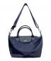 LONGCHAMP (ロンシャン) プリアージュネオハンドバック ネイビー：8000円