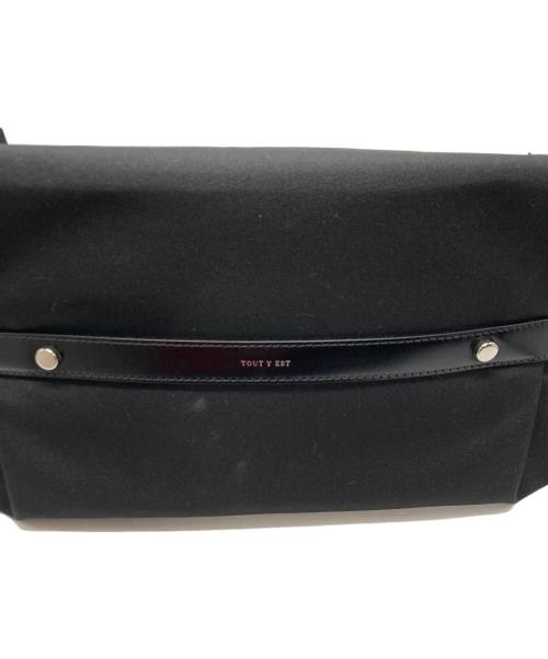 TOUT Y EST（トゥティエ）TOUT Y EST (トゥティエ) カノトワルバッグ ブラックの古着・服飾アイテム