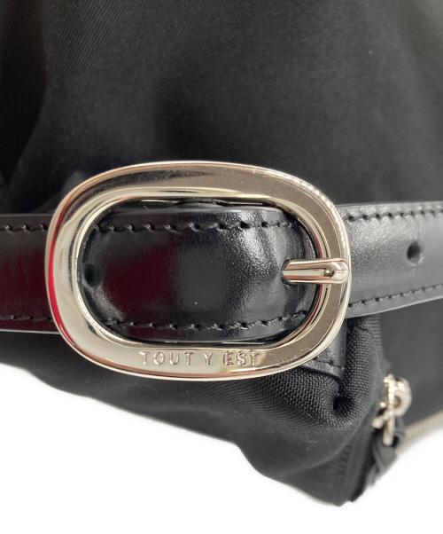 TOUT Y EST（トゥティエ）TOUT Y EST (トゥティエ) カノトワルバッグ ブラックの古着・服飾アイテム