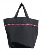 LeSportsac×familiarレスポートサック×ファミリア）の古着「トートバッグ」｜ブラック