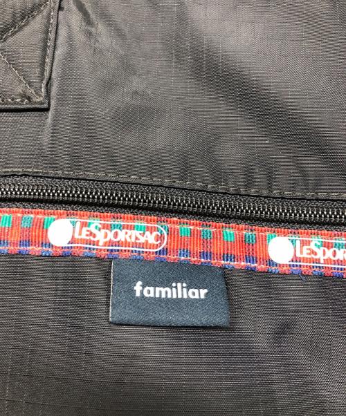LeSportsac（レスポートサック）LeSportsac (レスポートサック) familiar (ファミリア) トートバッグ ブラックの古着・服飾アイテム