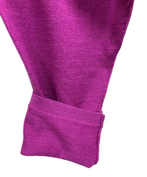 NOLLEY'S sophi（ノーリーズソフィー）NOLLEY'S sophi (ノーリーズソフィー) ウールカーディガン パープル サイズ:38 未使用品の古着・服飾アイテム