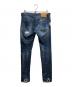 DSQUARED2 (ディースクエアード) ダメージスキニーデニムパンツ インディゴ サイズ:46：13000円