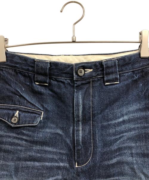 MIHARA YASUHIRO（ミハラヤスヒロ）MIHARA YASUHIRO (ミハラヤスヒロ) ダメージデニムパンツ インディゴ サイズ:46の古着・服飾アイテム