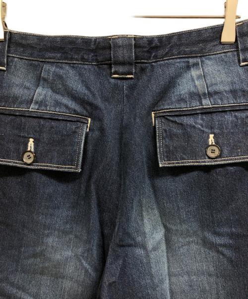 MIHARA YASUHIRO（ミハラヤスヒロ）MIHARA YASUHIRO (ミハラヤスヒロ) ダメージデニムパンツ インディゴ サイズ:46の古着・服飾アイテム