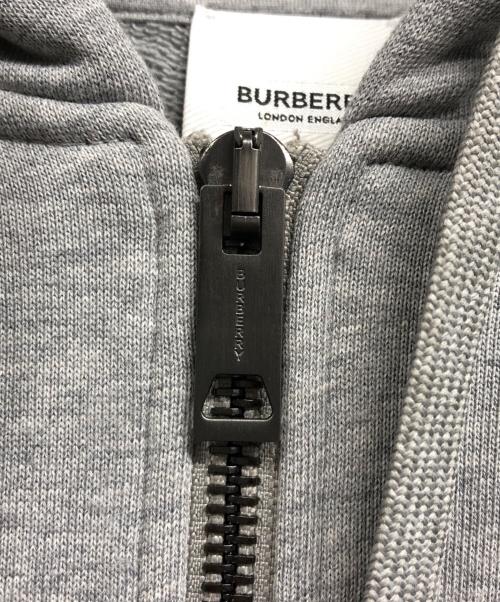 BURBERRY LONDON（バーバリーロンドン）BURBERRY LONDON (バーバリーロンドン) モノグラムモチーフ ジップアップパーカー グレー サイズ:XSの古着・服飾アイテム
