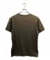 FENDI (フェンディ) ラガーフェルドビジューカリートロゴTシャツ ブラウン サイズ:Ｓ：13000円
