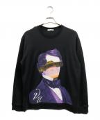 VALENTINO×UNDERCOVERヴァレンティノ×アンダーカバー）の古着「V Face UFO print」｜ブラック