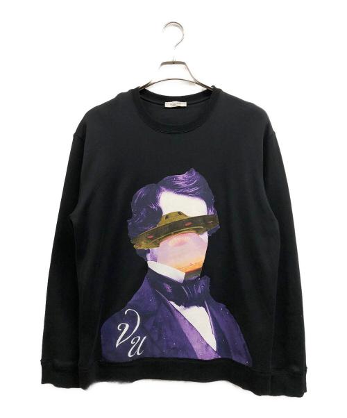 VALENTINO（ヴァレンティノ）VALENTINO (ヴァレンティノ) UNDERCOVER (アンダーカバー) V Face UFO print ブラック サイズ:Mの古着・服飾アイテム