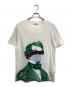 VALENTINO（ヴァレンティノ）の古着「FACE UFO PRINT TEE」｜ホワイト