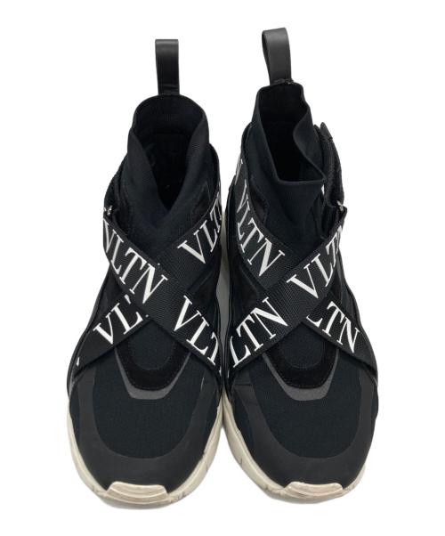 VALENTINO（ヴァレンティノ）VALENTINO (ヴァレンティノ) ヒーローズハイカットスニーカー ブラック サイズ:41の古着・服飾アイテム