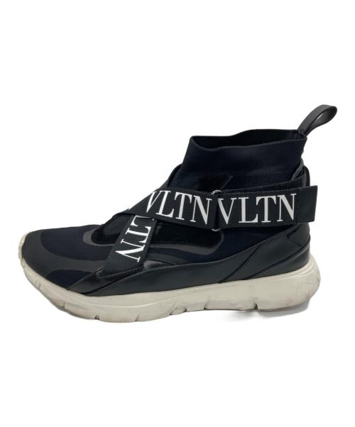 VALENTINO（ヴァレンティノ）VALENTINO (ヴァレンティノ) ヒーローズハイカットスニーカー ブラック サイズ:41の古着・服飾アイテム