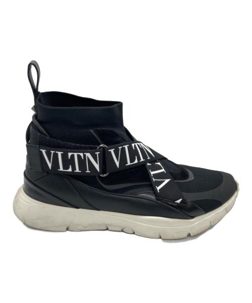 VALENTINO（ヴァレンティノ）VALENTINO (ヴァレンティノ) ヒーローズハイカットスニーカー ブラック サイズ:41の古着・服飾アイテム