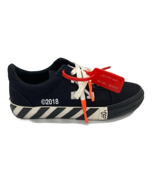 OFFWHITE（オフホワイト）OFFWHITE (オフホワイト) バルカナイズドスニーカー ブラック サイズ:40の古着・服飾アイテム