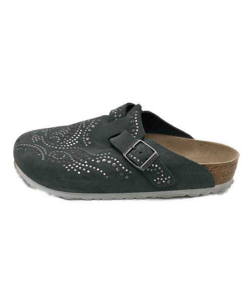 BIRKENSTOCK（ビルケンシュトック）BIRKENSTOCK (ビルケンシュトック) スタッズサンダル グレー サイズ:25の古着・服飾アイテム