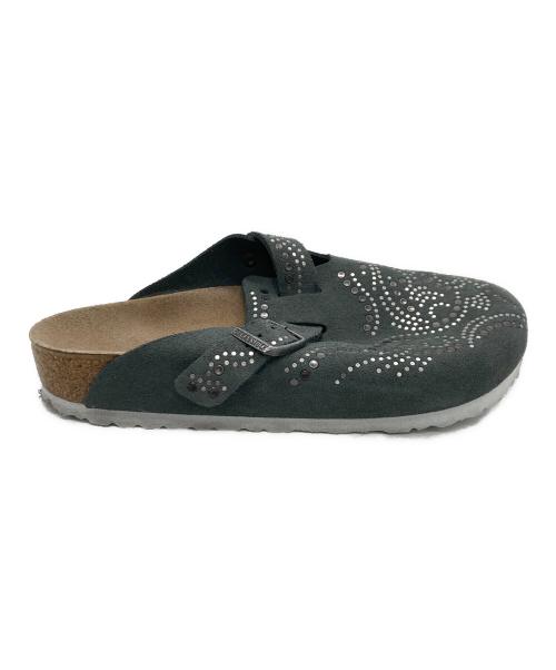 BIRKENSTOCK（ビルケンシュトック）BIRKENSTOCK (ビルケンシュトック) スタッズサンダル グレー サイズ:25の古着・服飾アイテム