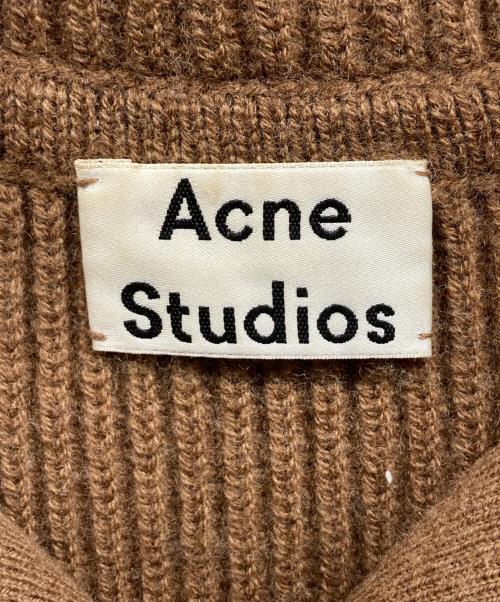 Acne studios（アクネ ストゥディオズ）ACNE STUDIOS (アクネ ストゥディオズ) Half-zip Sweater/ACNE STUDIOS ブラウン サイズ:xsの古着・服飾アイテム