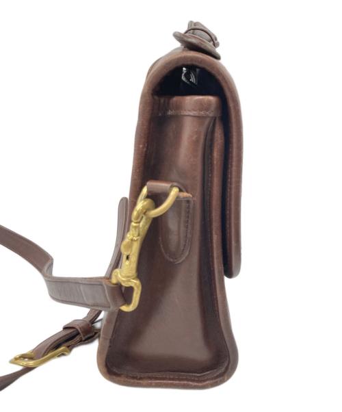 COACH（コーチ）COACH (コーチ) レザーショルダーバッグ ブラウンの古着・服飾アイテム