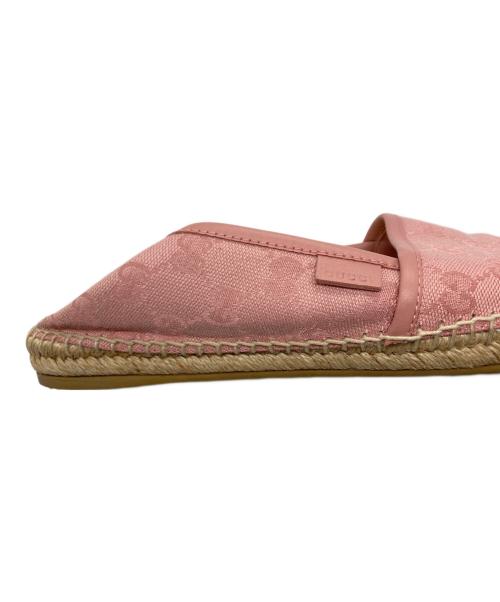 GUCCI（グッチ）GUCCI (グッチ) エスパドリーユ ピンク サイズ:39 1/2の古着・服飾アイテム