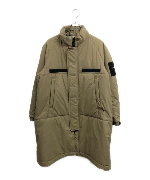 COMME des GARCONS HOMME（コムデギャルソン オム）COMME des GARCONS HOMME (コムデギャルソン オム) 22AW エステルリップクロス PRIMALOFT 中綿コート カーキ サイズ:Ｓの古着・服飾アイテム