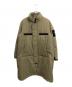COMME des GARCONS HOMME（コムデギャルソン オム）の古着「22AW エステルリップクロス PRIMALOFT 中綿コート」｜カーキ