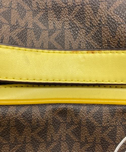 MICHAEL KORS（マイケル・コース）MICHAEL KORS (マイケル・コース) ウエストバッグ ブラウン×イエローの古着・服飾アイテム