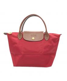LONGCHAMP（ロンシャン）の古着「ハンドバッグ」｜レッド