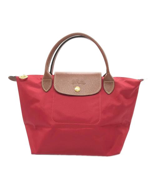 LONGCHAMP（ロンシャン）LONGCHAMP (ロンシャン) ハンドバッグ レッドの古着・服飾アイテム