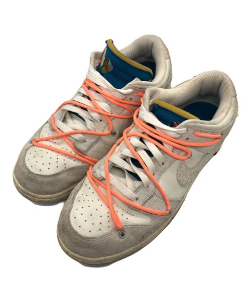 NIKE（ナイキ）NIKE (ナイキ) OFFWHITE (オフホワイト) Dunk Low 1 OF 50 ローカットスニーカ‐ アイボリー サイズ:US11の古着・服飾アイテム