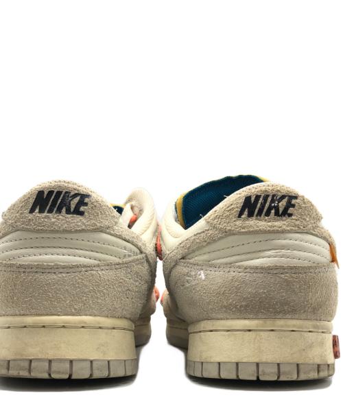 NIKE（ナイキ）NIKE (ナイキ) OFFWHITE (オフホワイト) Dunk Low 1 OF 50 ローカットスニーカ‐ アイボリー サイズ:US11の古着・服飾アイテム