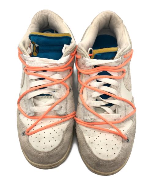 NIKE（ナイキ）NIKE (ナイキ) OFFWHITE (オフホワイト) Dunk Low 1 OF 50 ローカットスニーカ‐ アイボリー サイズ:US11の古着・服飾アイテム
