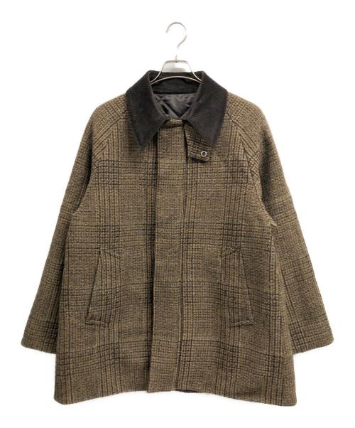 TOMORROW LAND（トゥモローランド）TOMORROW LAND (トゥモローランド) ウールレーヨンブークレ フィールドコート ブラウン サイズ:Mの古着・服飾アイテム