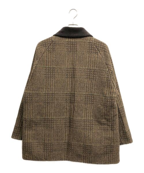 TOMORROW LAND（トゥモローランド）TOMORROW LAND (トゥモローランド) ウールレーヨンブークレ フィールドコート ブラウン サイズ:Mの古着・服飾アイテム