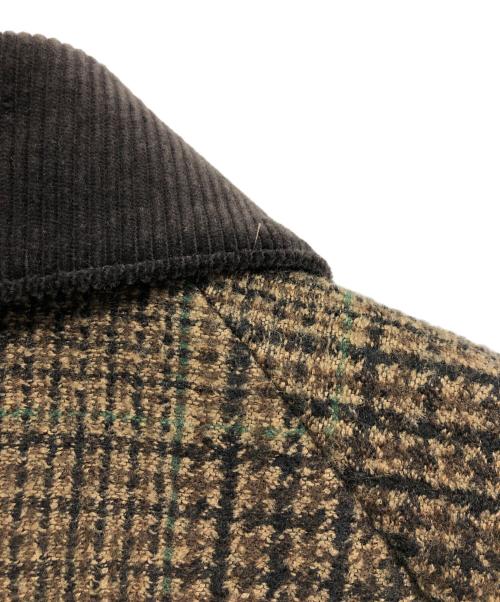 TOMORROW LAND（トゥモローランド）TOMORROW LAND (トゥモローランド) ウールレーヨンブークレ フィールドコート ブラウン サイズ:Mの古着・服飾アイテム