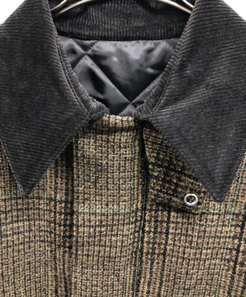 TOMORROW LAND（トゥモローランド）TOMORROW LAND (トゥモローランド) ウールレーヨンブークレ フィールドコート ブラウン サイズ:Mの古着・服飾アイテム