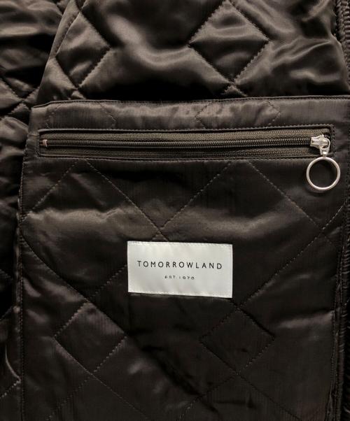 TOMORROW LAND（トゥモローランド）TOMORROW LAND (トゥモローランド) ウールレーヨンブークレ フィールドコート ブラウン サイズ:Mの古着・服飾アイテム