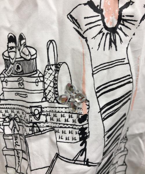 Karl Lagerfeld（カール ラガーフェルド）Karl Lagerfeld (カール ラガーフェルド) 長袖シャツ ホワイト サイズ:Lの古着・服飾アイテム