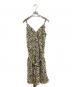 KARL LAGERFELD (カール ラガーフェルド) SLEEVELESS RUFFLE PRINTED DRES/KARL LAGERFELDワンピース イエロー サイズ:10：5000円