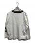 KARL LAGERFELD (カール ラガーフェルド) VARSITY SWEATER WITH PATCHES/KARL LAGERFELDニット ホワイト サイズ:L：5000円