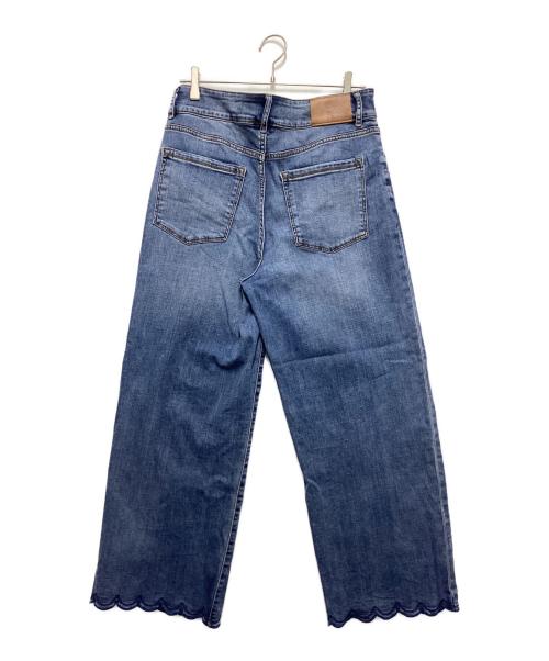 Karl Lagerfeld（カール ラガーフェルド）Karl Lagerfeld (カール ラガーフェルド) バギーデニムパンツ インディゴ サイズ:SIZE 8の古着・服飾アイテム