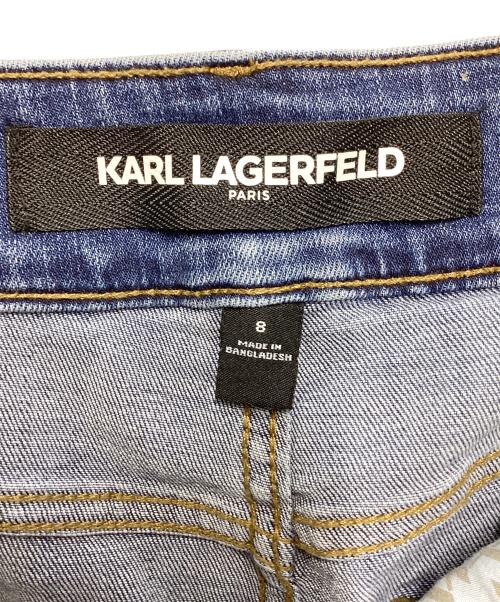 Karl Lagerfeld（カール ラガーフェルド）Karl Lagerfeld (カール ラガーフェルド) バギーデニムパンツ インディゴ サイズ:SIZE 8の古着・服飾アイテム