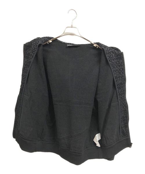 DOLCE & GABBANA（ドルチェ＆ガッバーナ）DOLCE & GABBANA (ドルチェ＆ガッバーナ) ジップパーカー ブラック サイズ:44の古着・服飾アイテム