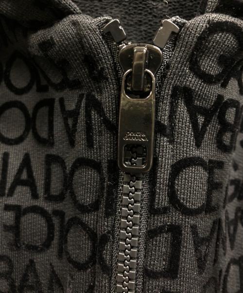 DOLCE & GABBANA（ドルチェ＆ガッバーナ）DOLCE & GABBANA (ドルチェ＆ガッバーナ) ジップパーカー ブラック サイズ:44の古着・服飾アイテム