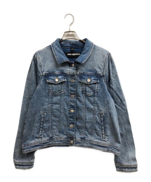 Karl Lagerfeld（カール ラガーフェルド）Karl Lagerfeld (カール ラガーフェルド) デニムジャケット インディゴ サイズ:Lの古着・服飾アイテム