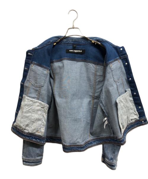 Karl Lagerfeld（カール ラガーフェルド）Karl Lagerfeld (カール ラガーフェルド) デニムジャケット インディゴ サイズ:Lの古着・服飾アイテム