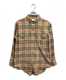 BURBERRY LONDON（バーバリーロンドン）の古着「ノヴァチェックシャツ」｜ブラウン
