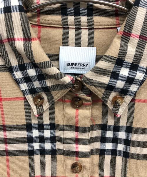 BURBERRY LONDON（バーバリーロンドン）BURBERRY LONDON (バーバリーロンドン) ノヴァチェックシャツ ブラウン サイズ:UK4の古着・服飾アイテム
