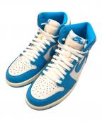 NIKEナイキ）の古着「AIR JORDAN 1 RETRO HIGH OG ハイカットスニーカー」｜ブルー